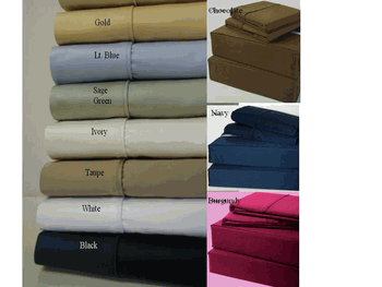 Solid Color Waterbed Sheets