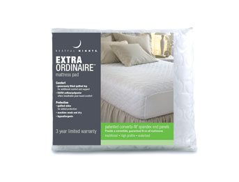 Quilted Fitted Waterbed Ultimate Mattress Pad