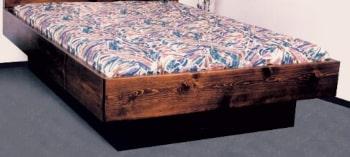 4 board solid wood waterbed
