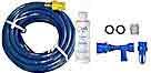 Waterbed drain and fill kit with 25 foot hose and 8 oz conditioner